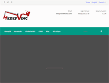 Tablet Screenshot of hedefvinc.com